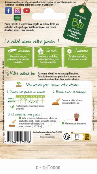 Fleurs - Eschscholtzia Orange - BIO - MEDIA_PACKAGING_VERSO